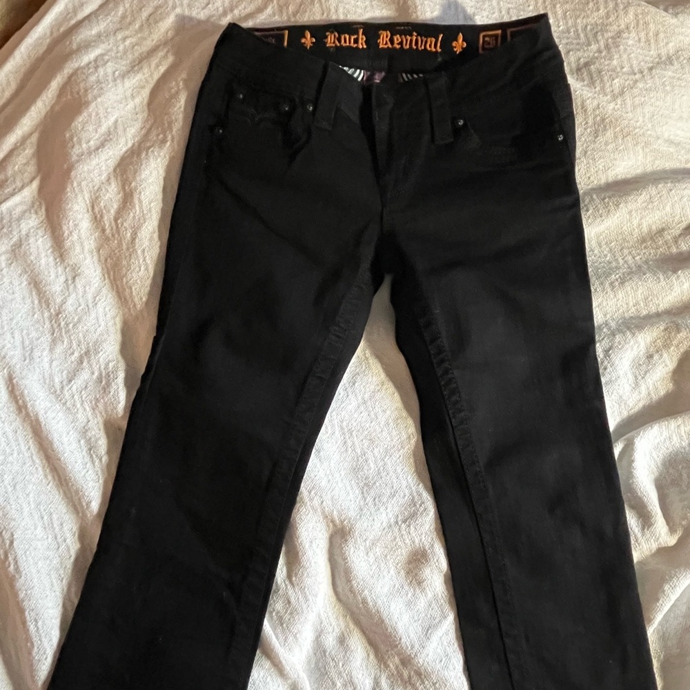 Rock Revival Celie Black Jeans